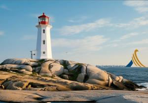 Lighthouse with Atlas Logo